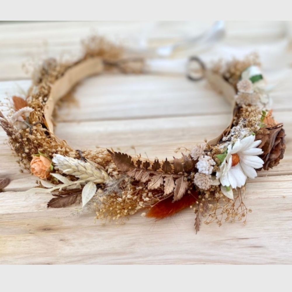 Fall flower crown